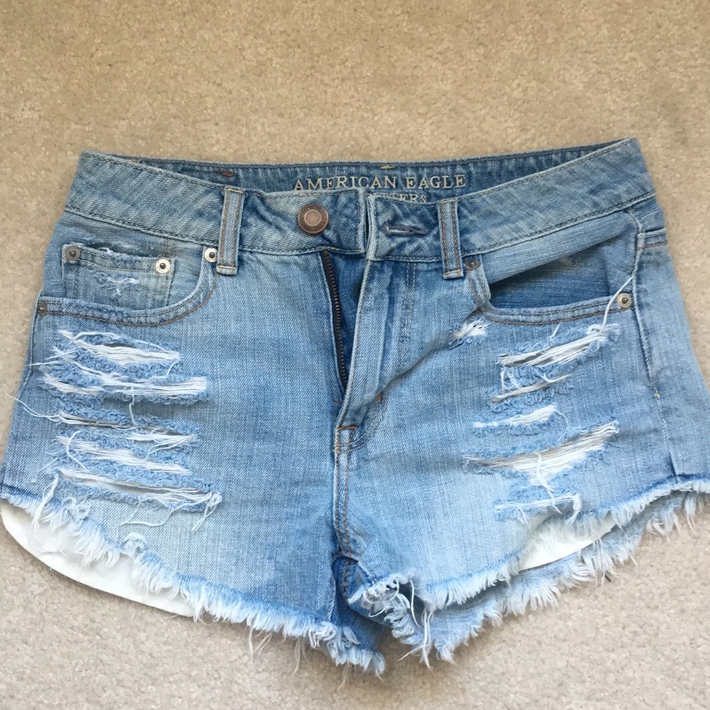 High rise shorts
